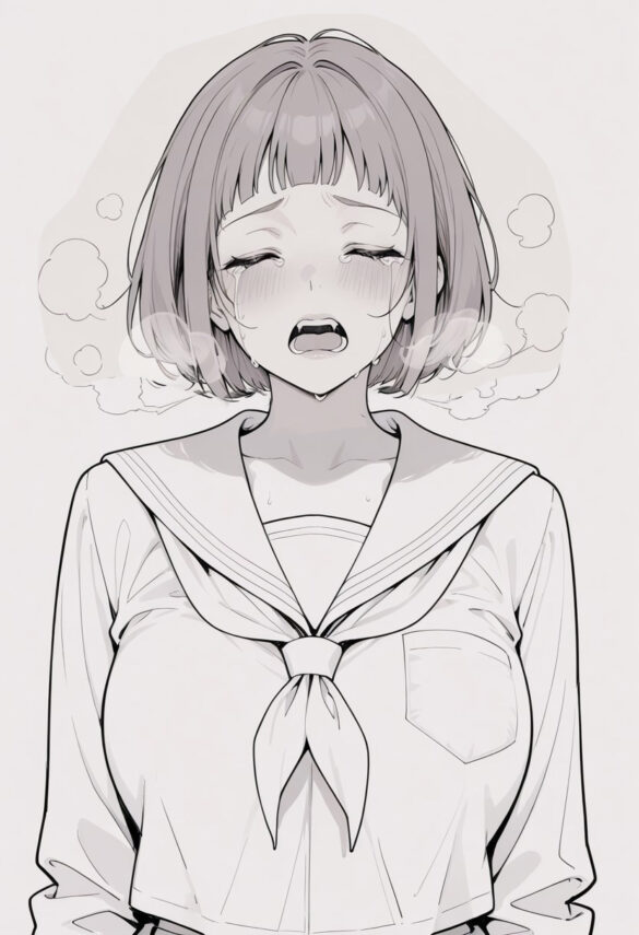 Epic Manga Art in 60 Seconds! 🔥 #shorts #sketching #manga #crying